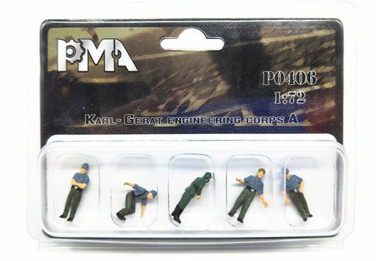 PMA 5 Figures for KARL-GERAT ENGINEERING CORPS A 1/72 Finished model Set