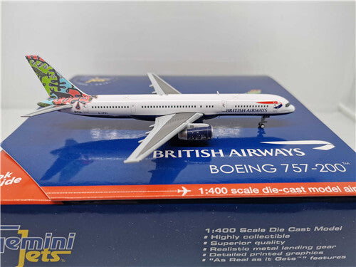 GeminiJets British Airways B757-200 G-CPEL 1/400 DIECAST Plane Pre-builded Model