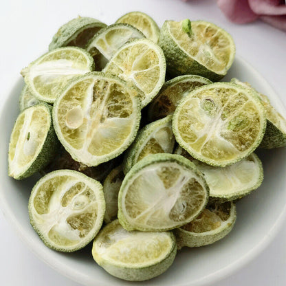 500g Freeze-dried green kumquat lemon tea half green kumquat smalldried kumquat