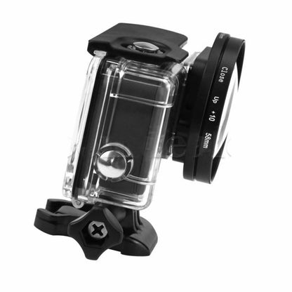 For Gopro Hero 5 Original Waterproof Housing 58MM 10X Close Up Macro Lens Filter