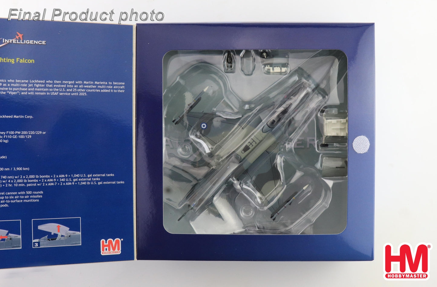 1:72 HM F-16D Fighting Falcon 618, Hellenic Air Force Fighter Diecast Model