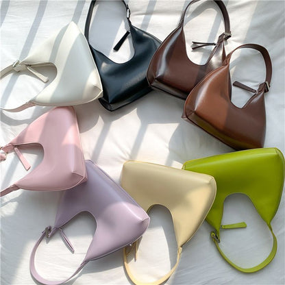 Bag Zipper Small Handbags Fashion Shoulder Bag Synthetic Leather Casual Hobos
