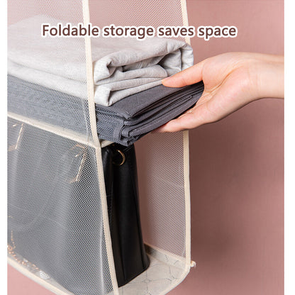 2/4Pcs Hanging Handbag Organizer Wardrobe Purse Bag Closet Storage Holder AU