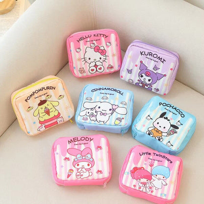 Girls' Portable Cute Jewelry Storage Bag Sanitary Cotton Storage Bag