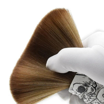 Cepillo de barbero barberia barber brush suave para hombre sacudidor - NEW