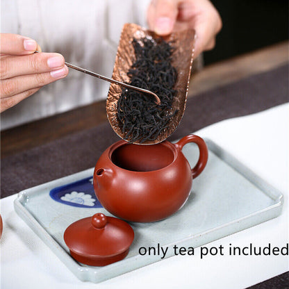 Authentic Yixing Zisha Tea Pot Marked Dahongpao Clay Xishi Pot Master Kungfu Pot