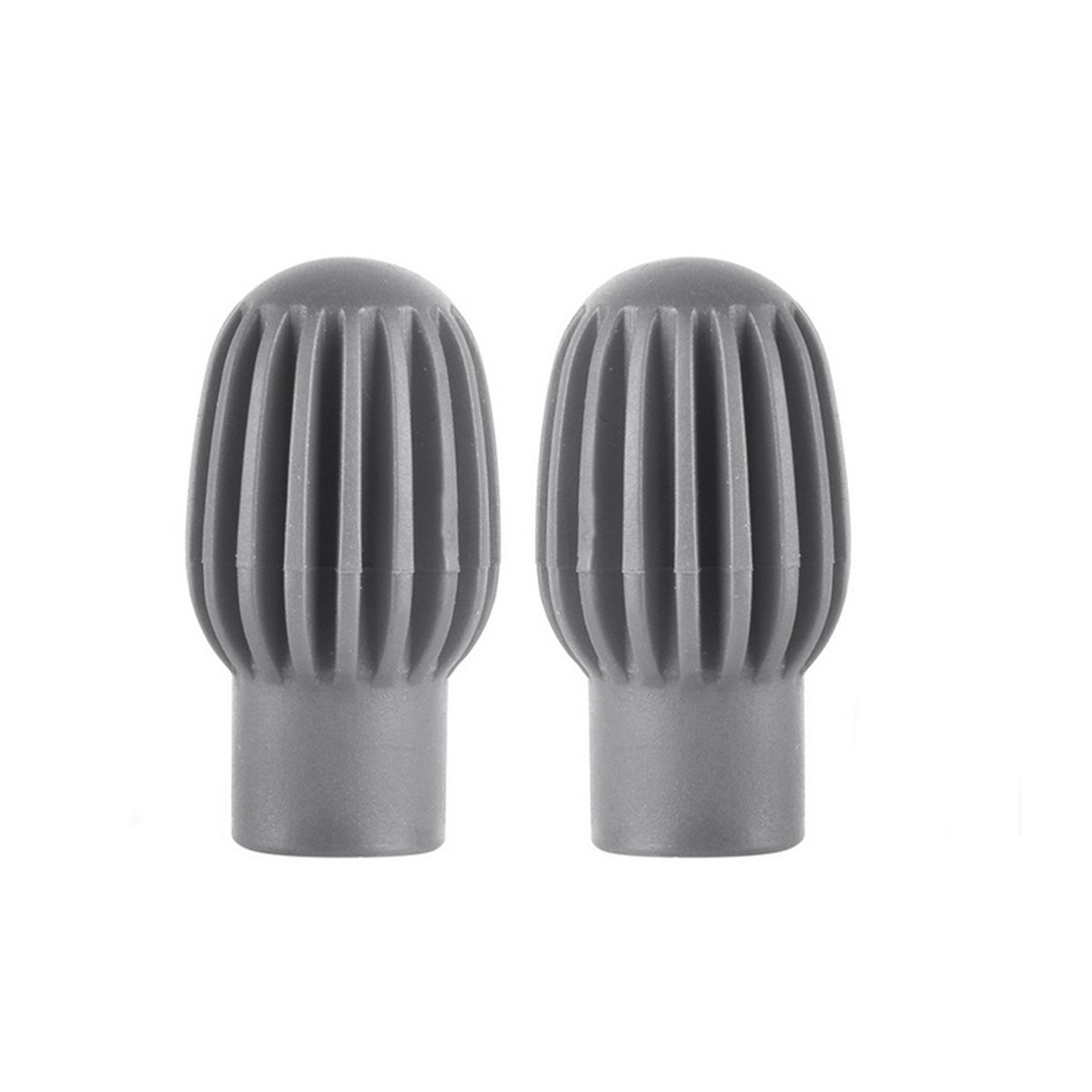 2Pcs Soft Silicone Drum Stick Sleeve Caps Drumstick Protective Mute Cover Cap nn