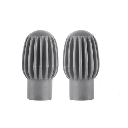 2Pcs Soft Silicone Drum Stick Sleeve Caps Drumstick Protective Mute Cover Cap nn