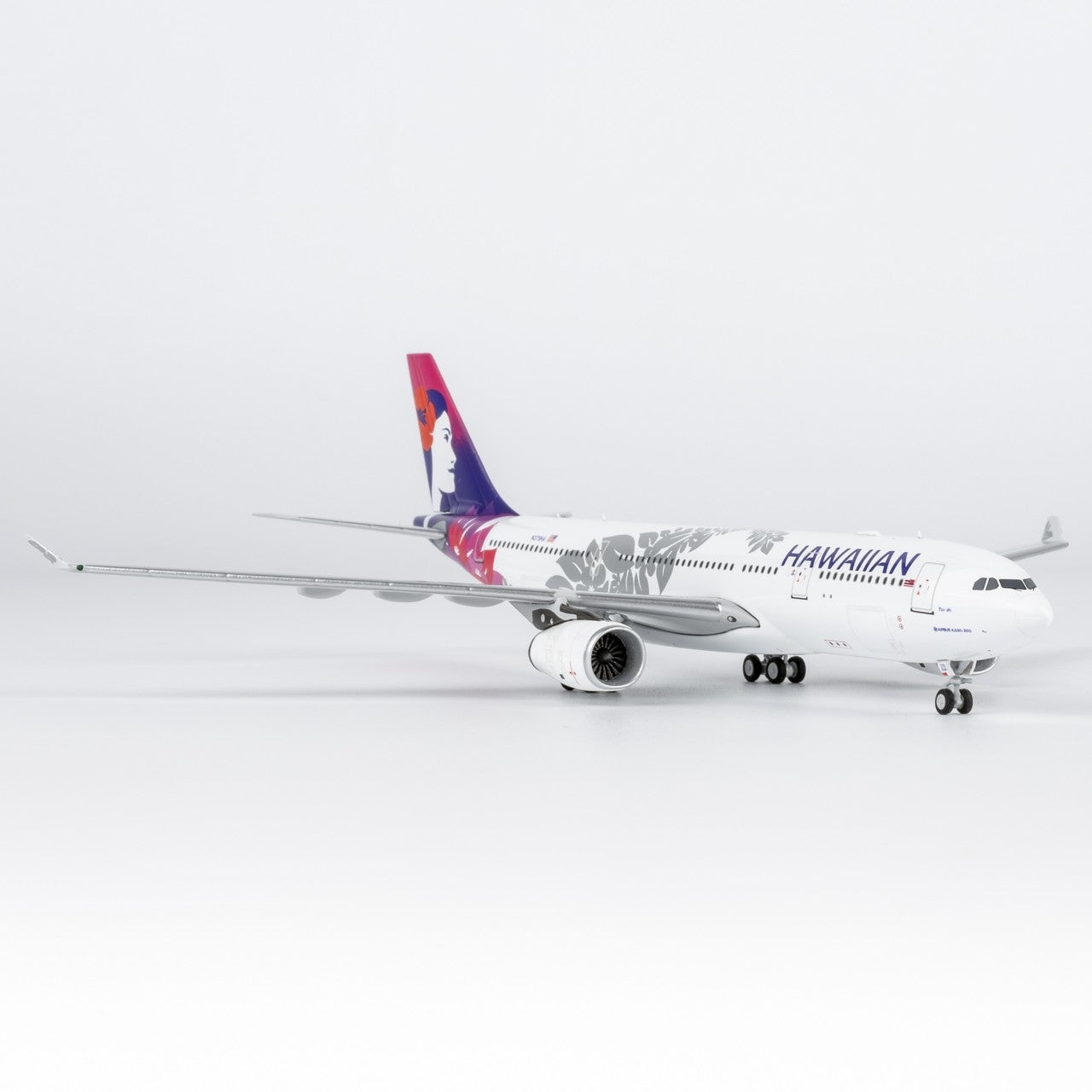 1:400 NGmodels Hawaiian Airlines Airbus A330-200 Airplane Diecast Plane Model