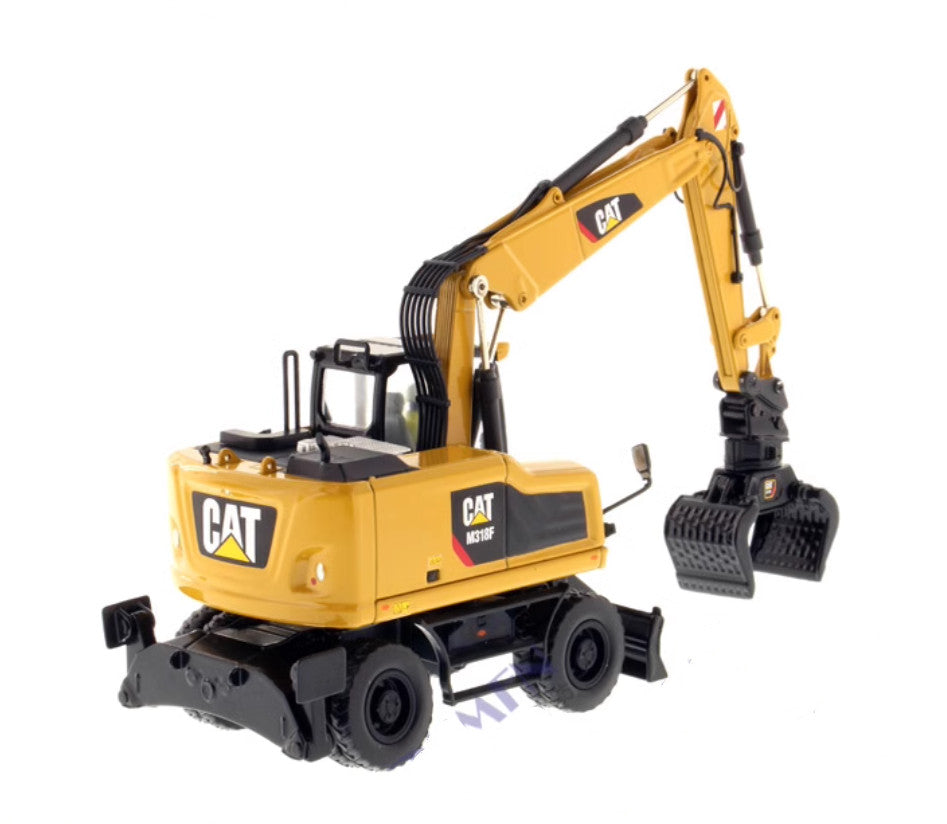 1:50 DM M318F Wheeled Excavator Construction Machine Equipment Diecast Model