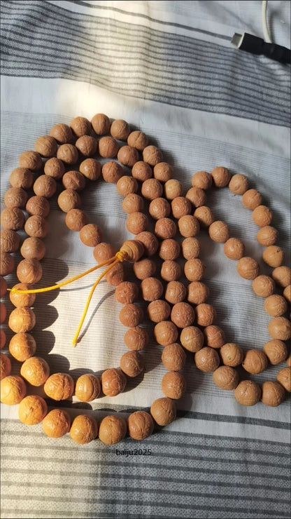 Nepal Natural 108 Bodhi Mala Necklace Tibet Buddhism Prayer Beads Lucky Bracelet