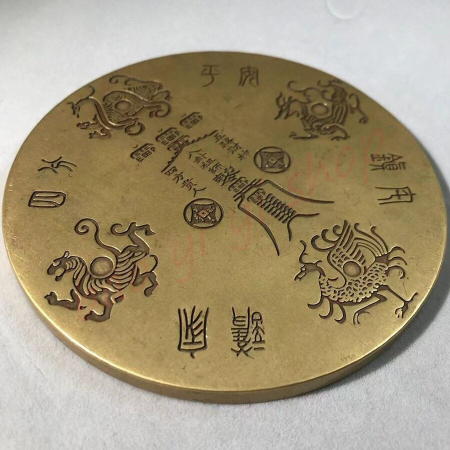 Pure Copper Shanhai Town Copper Seal To Ward Off Evil Spirits Exquisite
