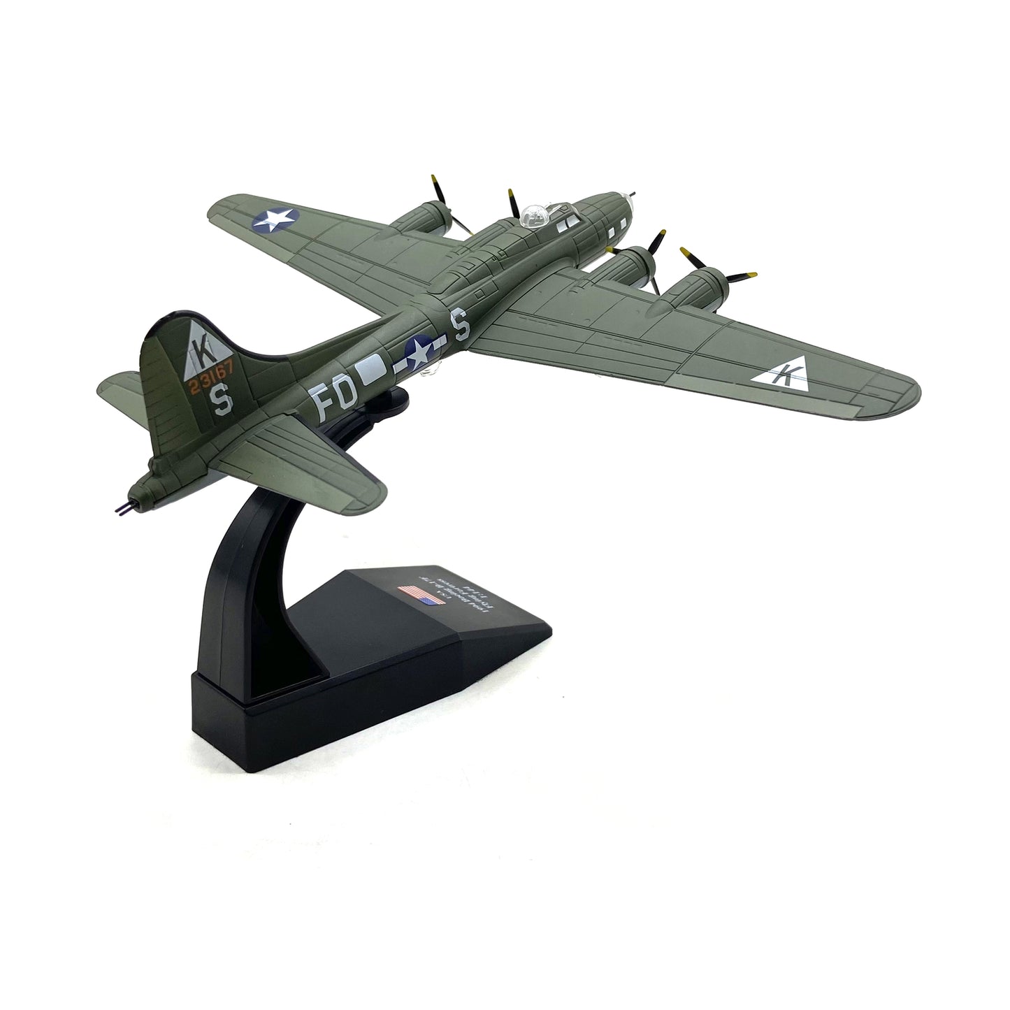 FLOZ US B-17 Flying Fortress 1/144 diecast plane model aircraft Silver Yellow