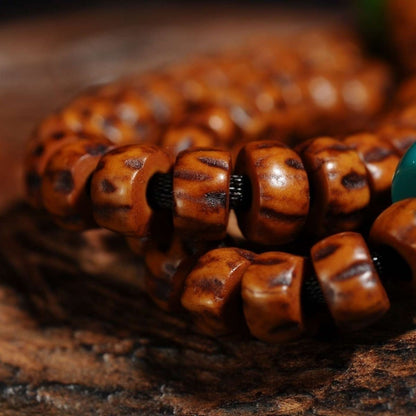 6mm Tibetan Style 108 Bai Xiang Beads Mala 6mm Natural Prayer Beads Bracelet