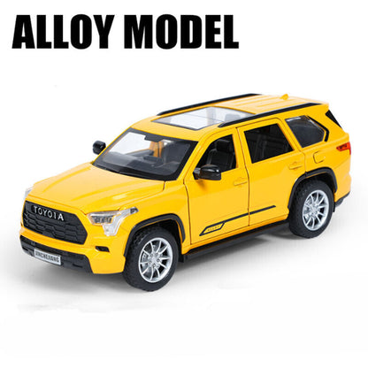 1:24 Toyota Sequoia SUV Diecast Model Car Vehicle To Simulation Sounds Lights