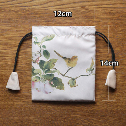 Chinese Velvet Jewelry Buddha Bag Organizer Storage Bag Jewelry Teacups Case NEW