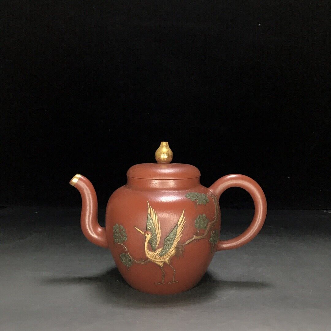 vintage chinese yixing purple clay teapot zisha ceremony teaware collection rare