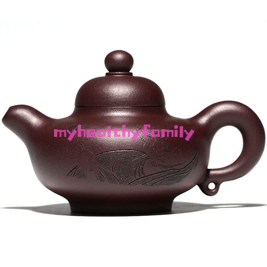 300ml Yixing Purple Clay Teapot Handmade Kung Fu Tea Set Tea Ceremony Kettle
