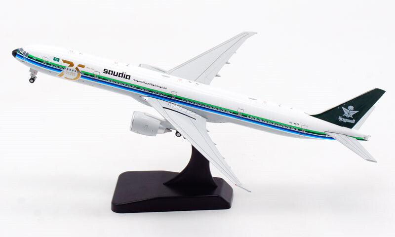 JC Wings Saudia FOR BOEING B777-300ER HZ-AK28 75TH 1/400 Plane Pre-built Model
