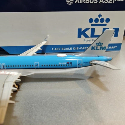1:400 GeminiJets KLM Royal Dutch Airlines A321neo PH-AXA Diecast Aircraft Model