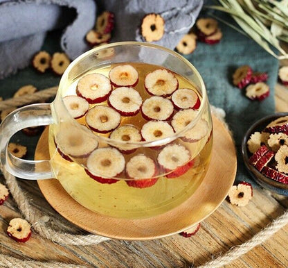 Dried Seedless Chinese Red Date Ziziphus Jujube Slices Herbal Tonics Tea