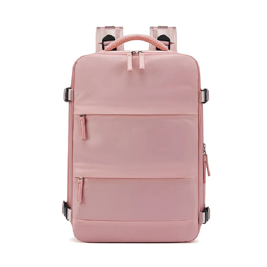 Women Backpack 15.6inch Girl School Backpack Shoe Bag Travel Backpack