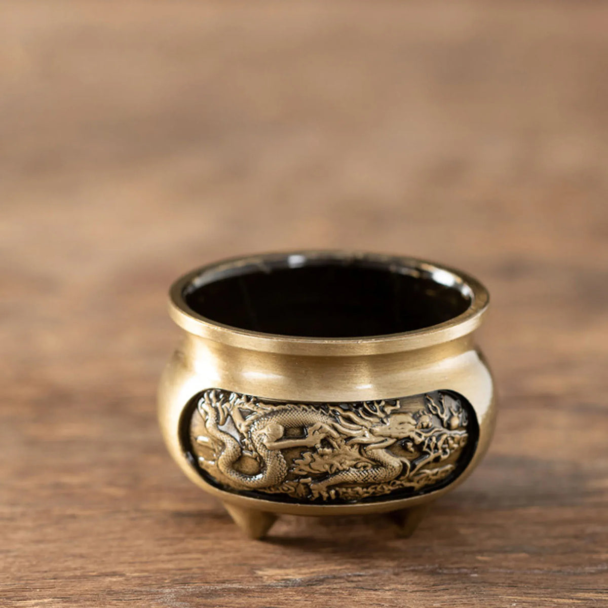 Xiang Mini Xiang Tripod Carving Copper Alloy China-
