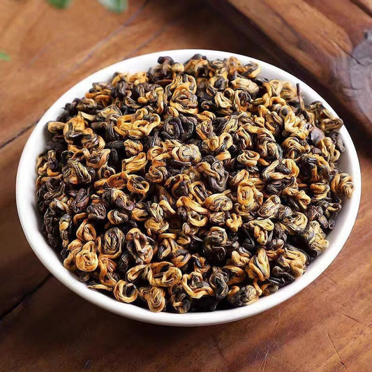 1000g Supreme Organic Yunnan Golden Buds Snail Dianhong Chinese Black Tea