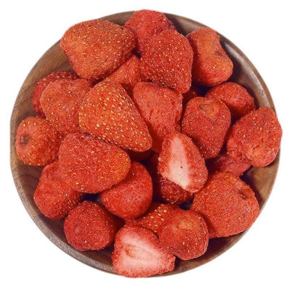 Natural Freeze-Dried Strawberry Bits - 500g, Crispy Delicious