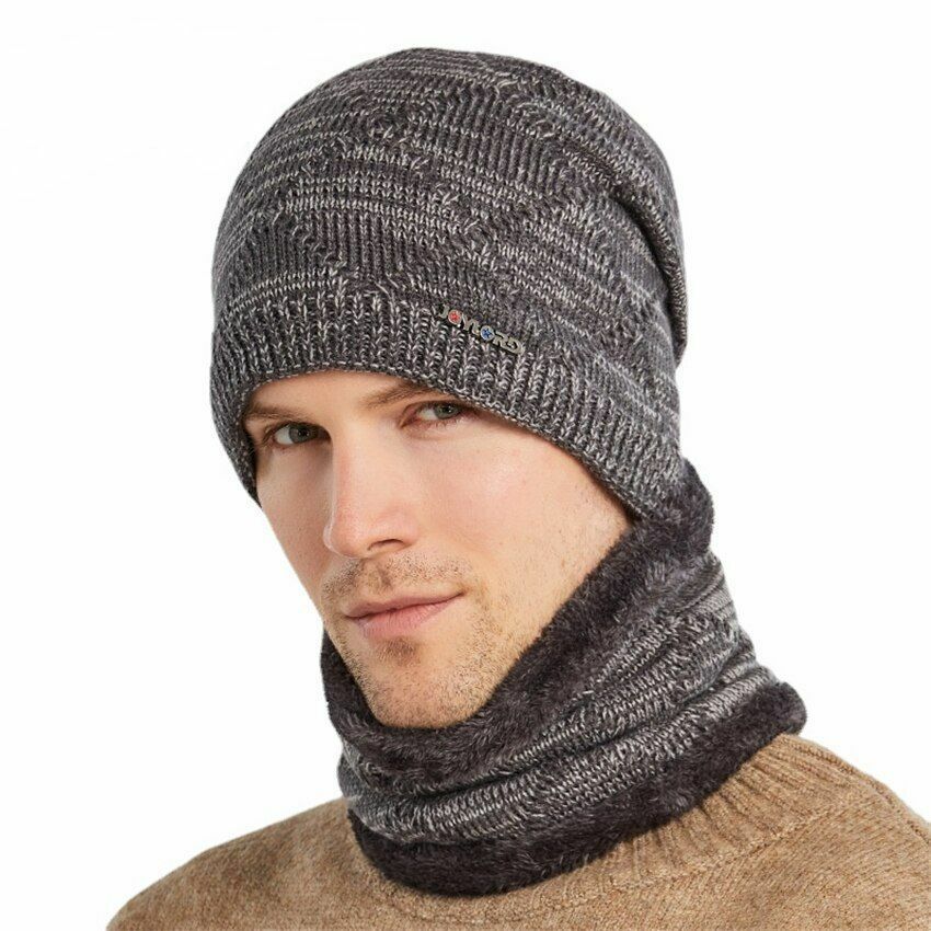 Winter Hat Beanies Knitted Warm Suit Skiing Cycling Beanie Soft Bonnet Baggy Cap