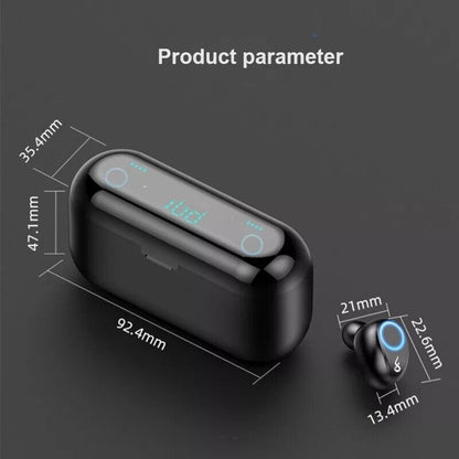 Waterproof Bluetooth 5.0 Earbuds Stereo Sport Wireless Headphones in Ear Headset