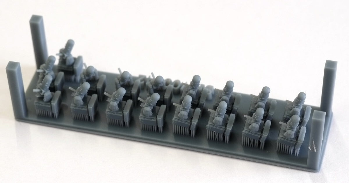 SH700042 1/700 Modern US Navy Phalanx CIWS for Vessels (17set) 3D Printing