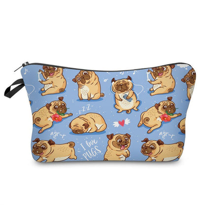 Cosmetic Bag Waterproof Printing Turtle Leaf Toilet Bag Custom Style Traveling