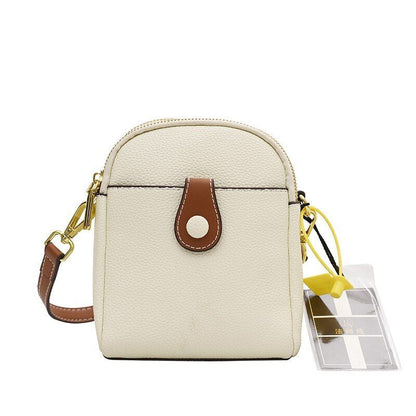 Genuine Cow Leather Bags Mini Messenger Bag Handbags Purse Small Shoulder Purse