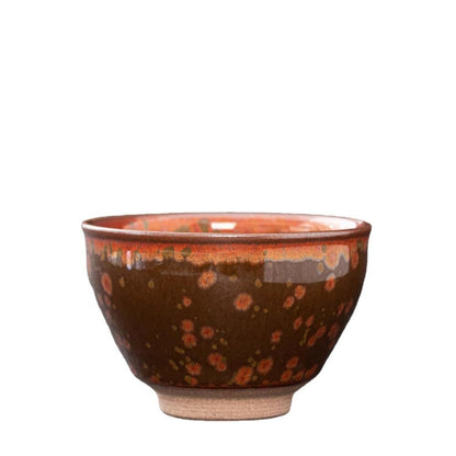 120ml Jianzhan Master Cup Kung Fu Tea Cup Ceramic Tea Cup Tea Set, Red