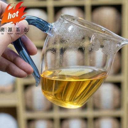 357g Yiwu Heirloom Green Seal Pu'er Raw Tea Cake Yunnan Ancient Tree Cake Tea