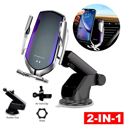 2023 Cargador Rapido Auomatic Para Telefono Sensor Para Auto Carro Brazo Largo