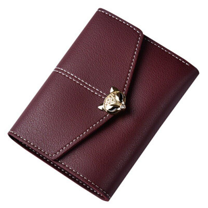 PU Leather Card&ID Holders Wallet Female Purse Clamps Cash Clip Women's Handbags