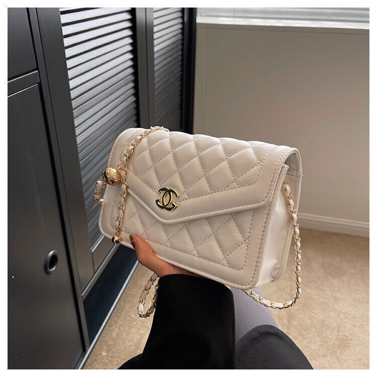 Women's Bags Fashion One Shoulder Female Bag White/Black Handbag Fashionable Bag