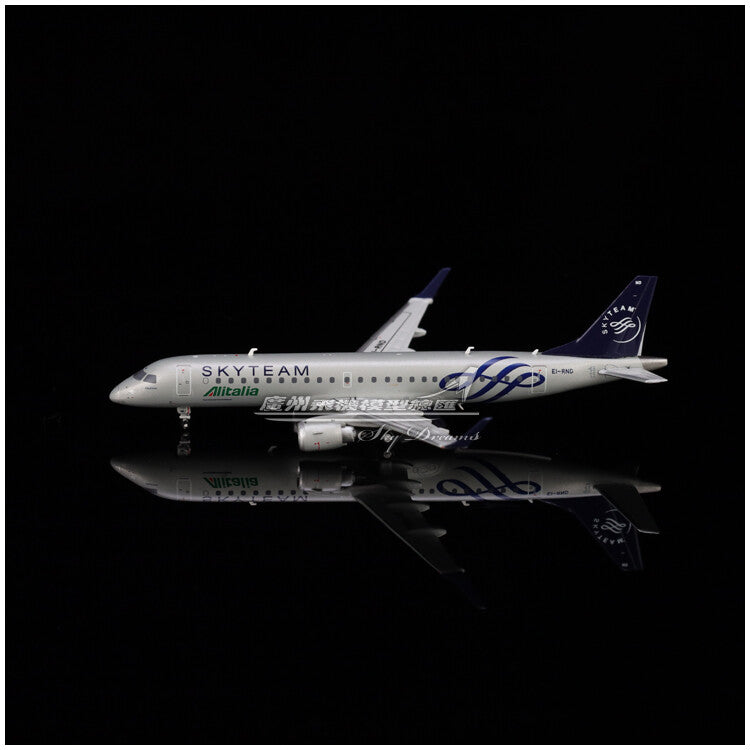 1:400 JC Wings Alitalia SKYTEAM Embraer ERJ-190STD Plane Diecast Aircraft Model