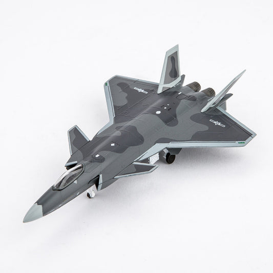 1/144 Scale Chinese Air Force Chengdu J-20 Fire Fang Fighter Plane Model Display