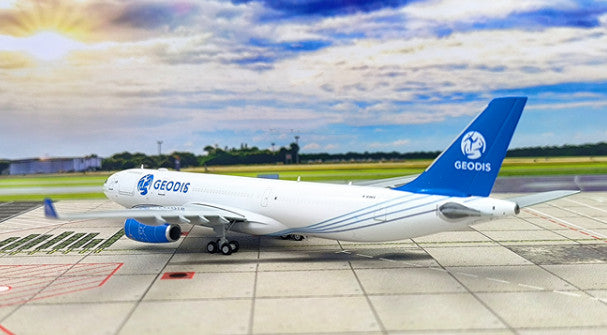 1:400 JC WINGS GEODIS AIRBUS A330-300F Airfreighter Plane Diecast Aircraft Model