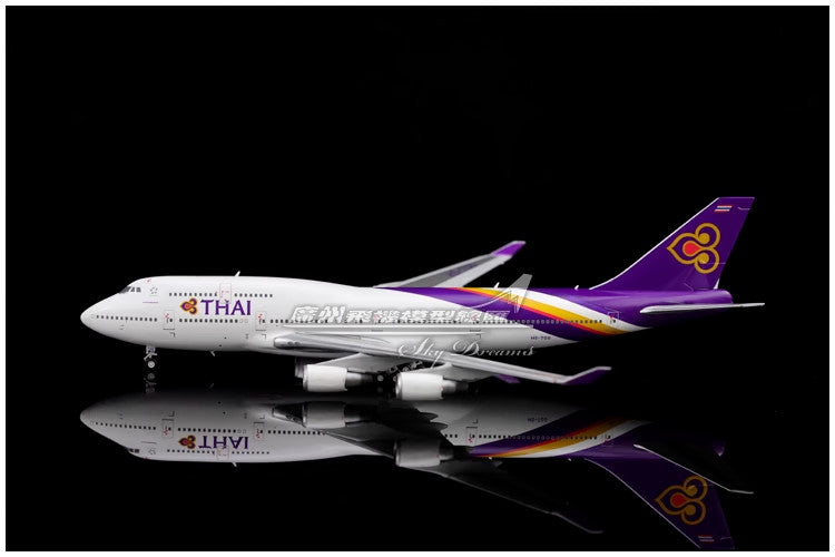 1:400 JC Wings THAI BOEING 747-400 Passenger Airplane Diecast Aircraft Model