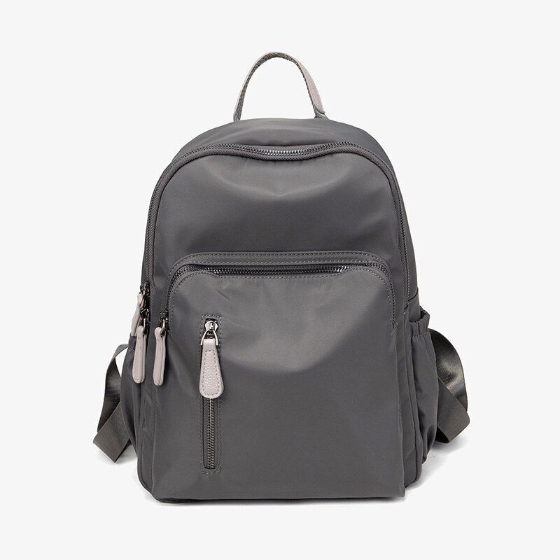 Backpack Fashion Bag Pack Waterproof Travel Bag Oxford Cloth Rucksack Gray/Black