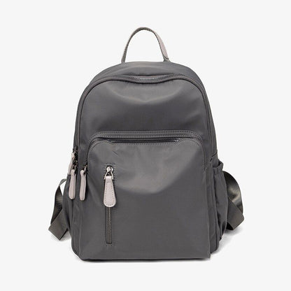 Backpack Fashion Bag Pack Waterproof Travel Bag Oxford Cloth Rucksack Gray/Black