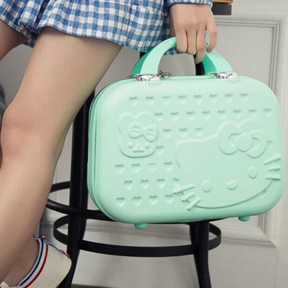 14 Inch Hello Kitty Cosmetic Case Box Beauty Makeup Bag Organizer Cartoon Hellok