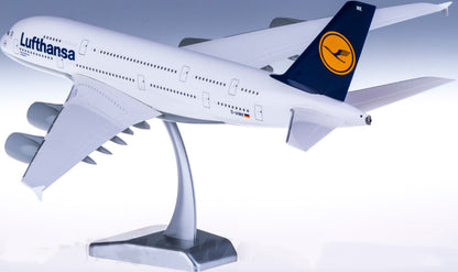36CM 1:200 Hogan Lufthansa AIRBUS A380 Passenger Airplane ABS Plastic Model