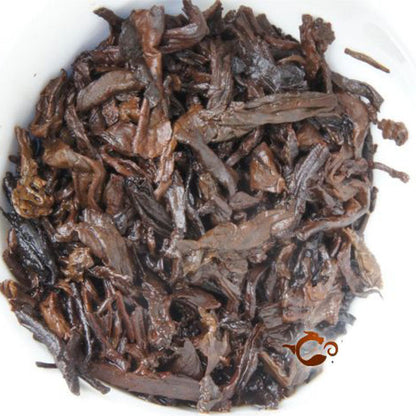 China 100g Black Puer Tea Ripe Pu-erh Red Tea Yunan Canned Green Food Beauty Tea