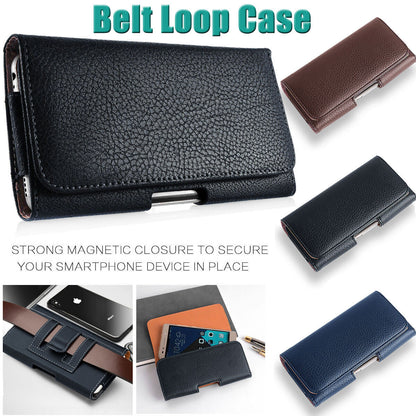 For Google Pixel 6 / 6a / 6 Pro Leather Case Belt Clip Holster Pouch holder
