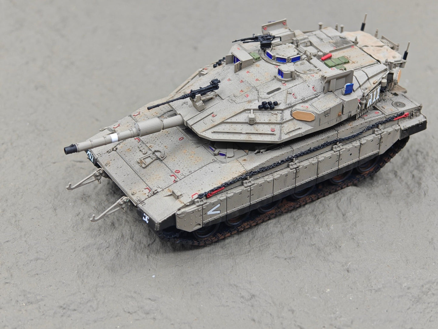 3D Printed 1/72 Israel Mekawa 4M Main Battle Tank Finished Product